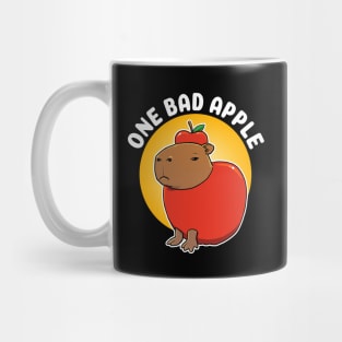 One bad apple Capybara cartoon Mug